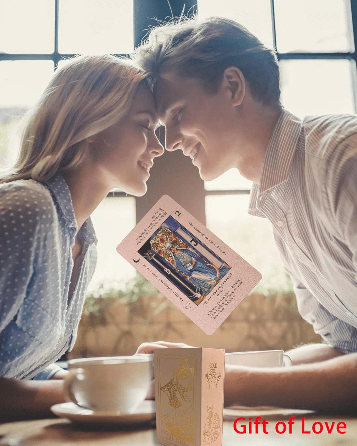 The Witch's Cauldron Rose Gold Tarot Card Set includes a guide booklet and is suitable for beginners. It features information on chakras, planets, zodiac signs, elements, and affirmations.