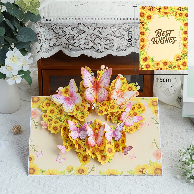 🎁Last Day 49% OFF🌹 Pop Up Flower Bouquet Valentine's Day card