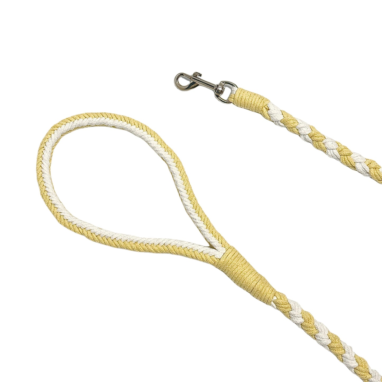 Yellow White Dog Leash