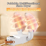 Foldable UV Shoe Dryer. Quick Hot Drying. Smart Temperature Control. Automatic Timer