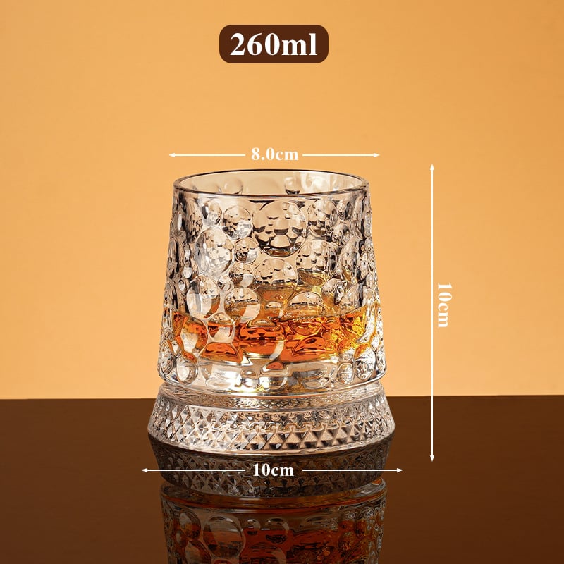 360 Degree Rotating Whiskey Glass