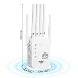 🔥📶WiFi Extender 6-Antenna Strong Signal🚀⚡