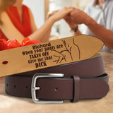 Personalized gifts for couples - belts