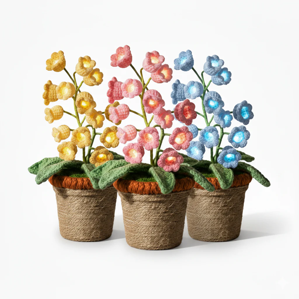 Handmade Crochet Glow Flower