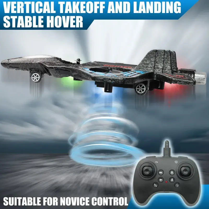49% OFF 🎉🎉RC Stunt Fighter Jet Toy for Kids with 360° Flips & LED Lights