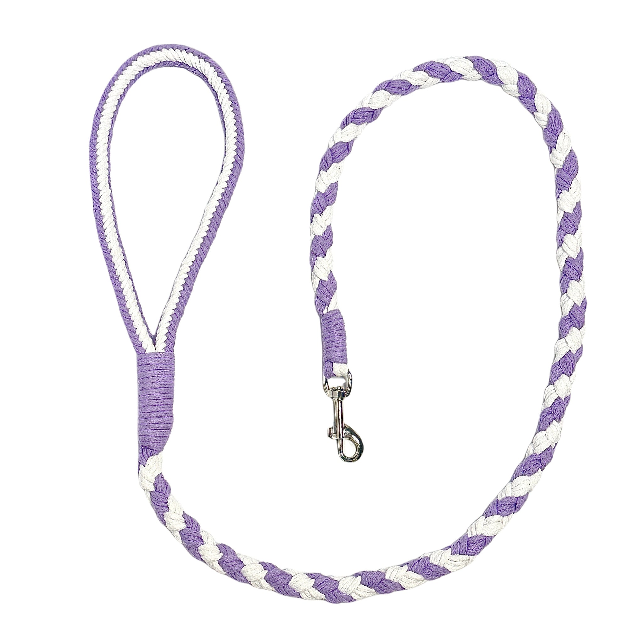 Purple White Dog Leash