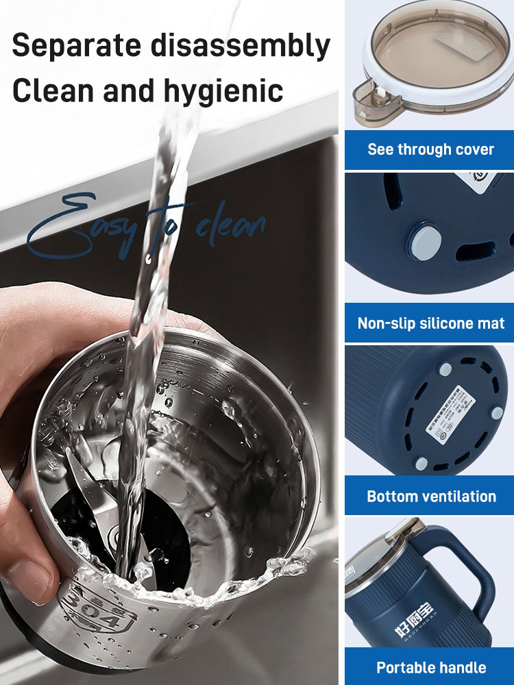 🎁Hot Sale 50% OFF⏳Large Capacity Electric High Speed Crushing and Grinding Cup