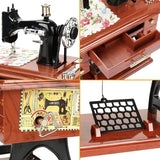 🪗Time Limit Sale 50% OFF - Wood Mini Sewing Machine Music Box