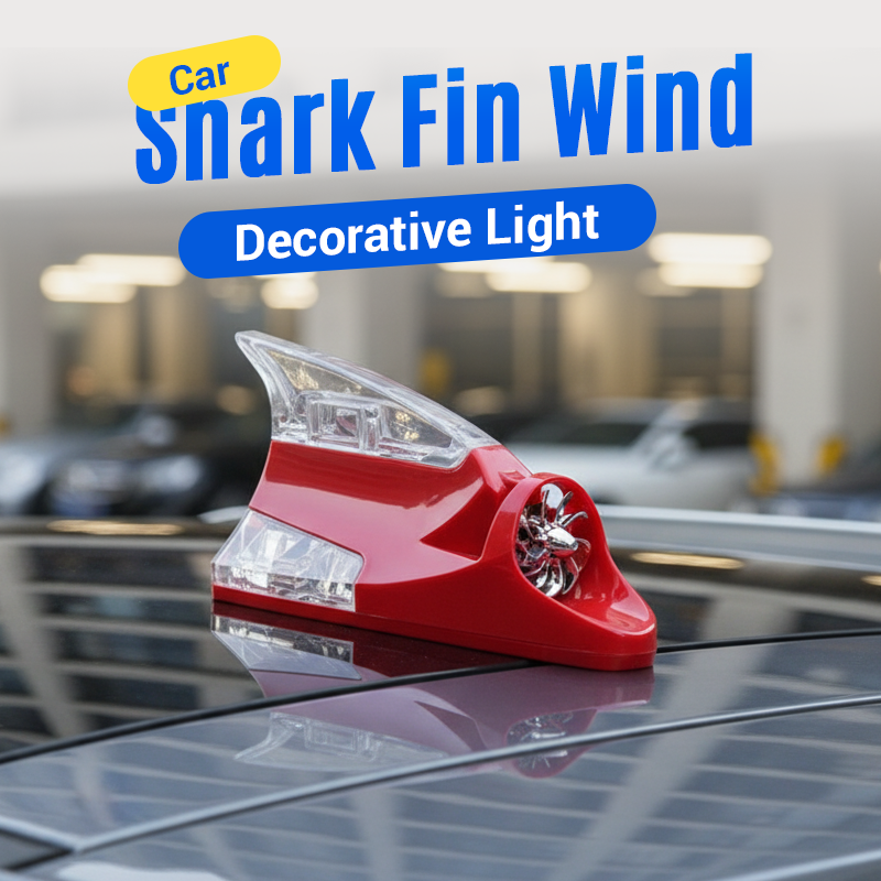 🚗 Car Shark Fin Wind Decorative Light | Year-End Mega Upgrade Launch | LED Ambient Glow & Aerodynamic Styling | Easy-Adhesive Installation for Roof & Exterior 🚀✨