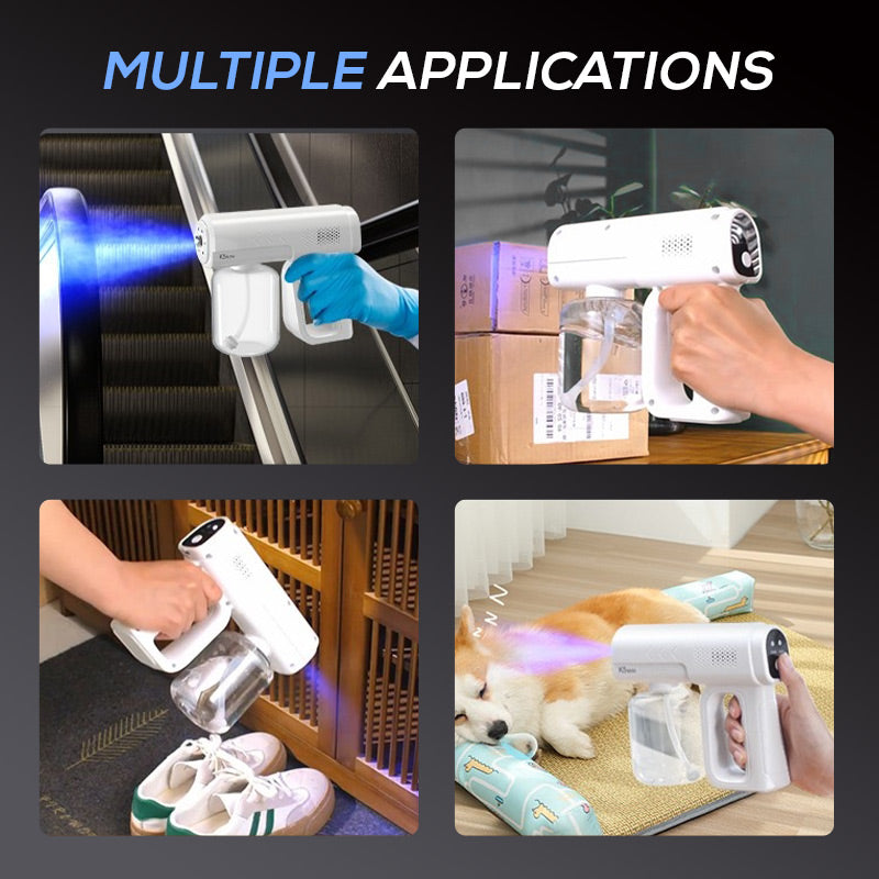 📢📢50% OFF NOW! ⏳ Time-Limited Special! ⌛ Sanitizer Nano Sprayer Gun – 380ml. Cordless & Ultra-Fine Mist for Home. Office & Garden! 🌿🧴