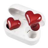 Stylish Heart-Shaped Bluetooth Earbuds