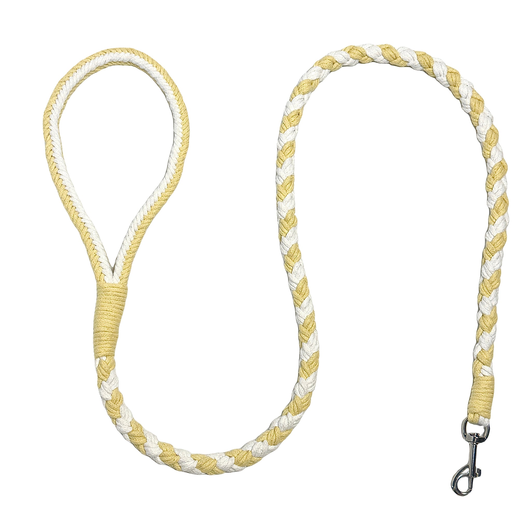 Yellow White Dog Leash